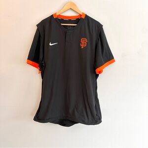Nike Black San Francisco Giants Jersey with Orange Trim